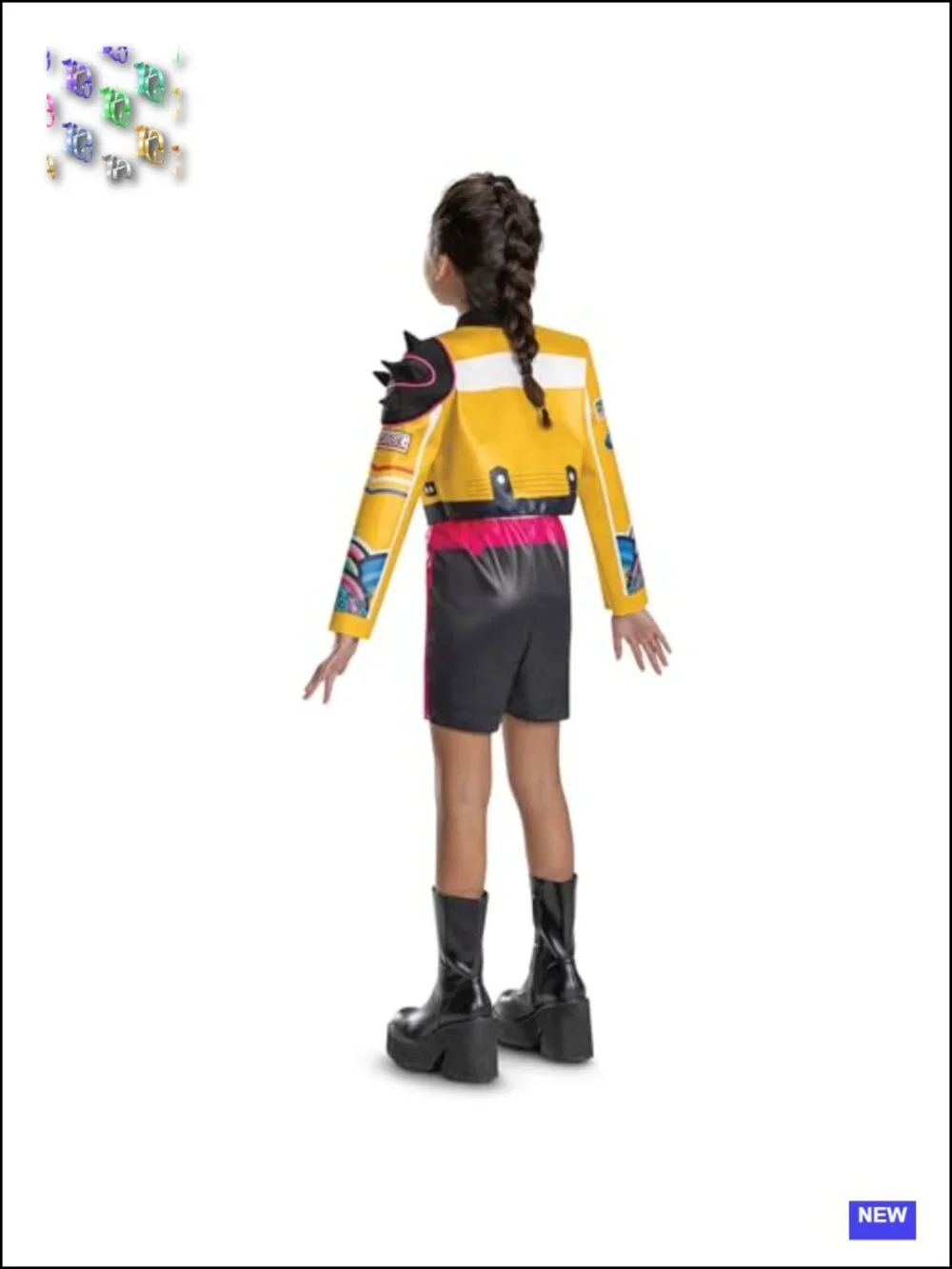 Kids K-Pop Demon Hunters Rumi Costume Jumpsuit Top Halloween Dress Up